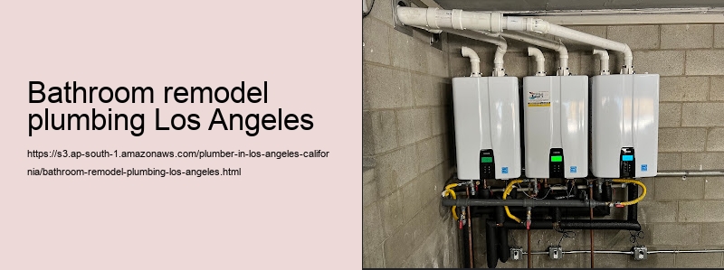 bathroom remodel plumbing Los Angeles