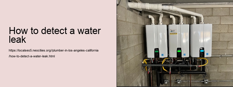 how to detect a water leak