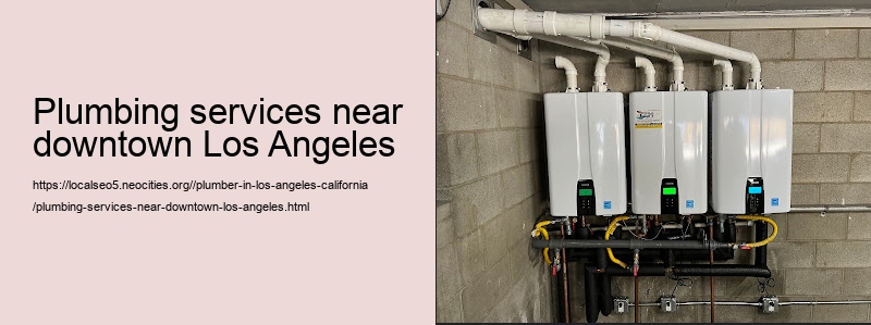 plumbing services near downtown Los Angeles