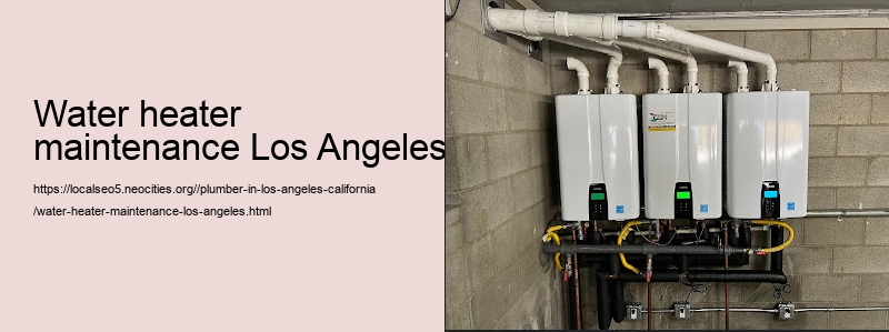 water heater maintenance Los Angeles